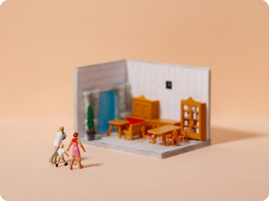 モデルルームの家具・備品の保管