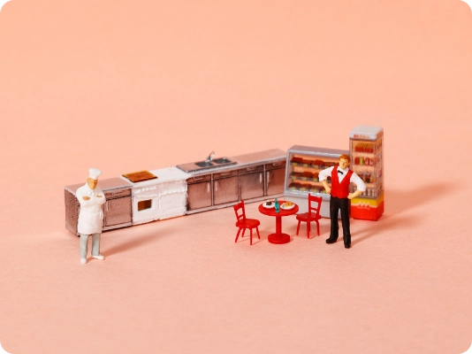 店舗改装や新店オープン時の備品保管