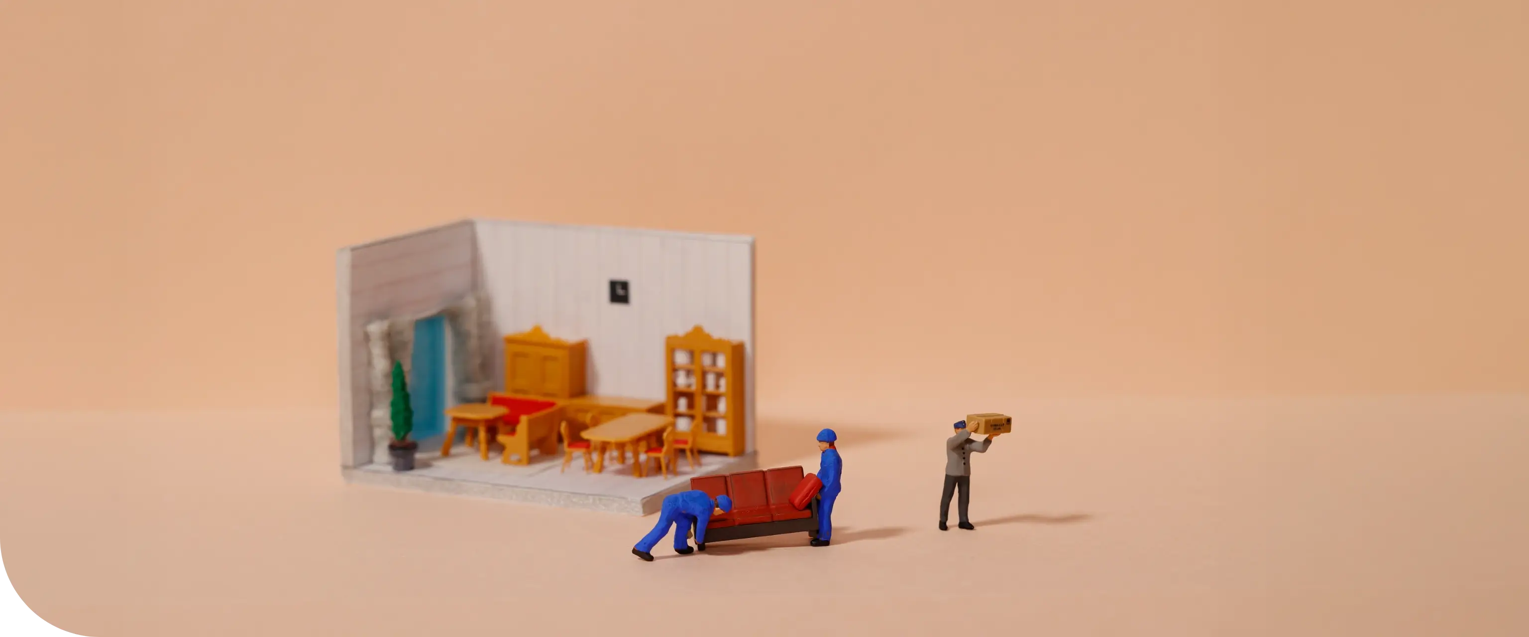 モデルルームの家財や展示品の保管・配送はテツソーにお任せください